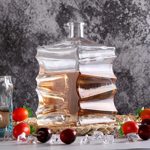 Glass Shaped Wine Bottle